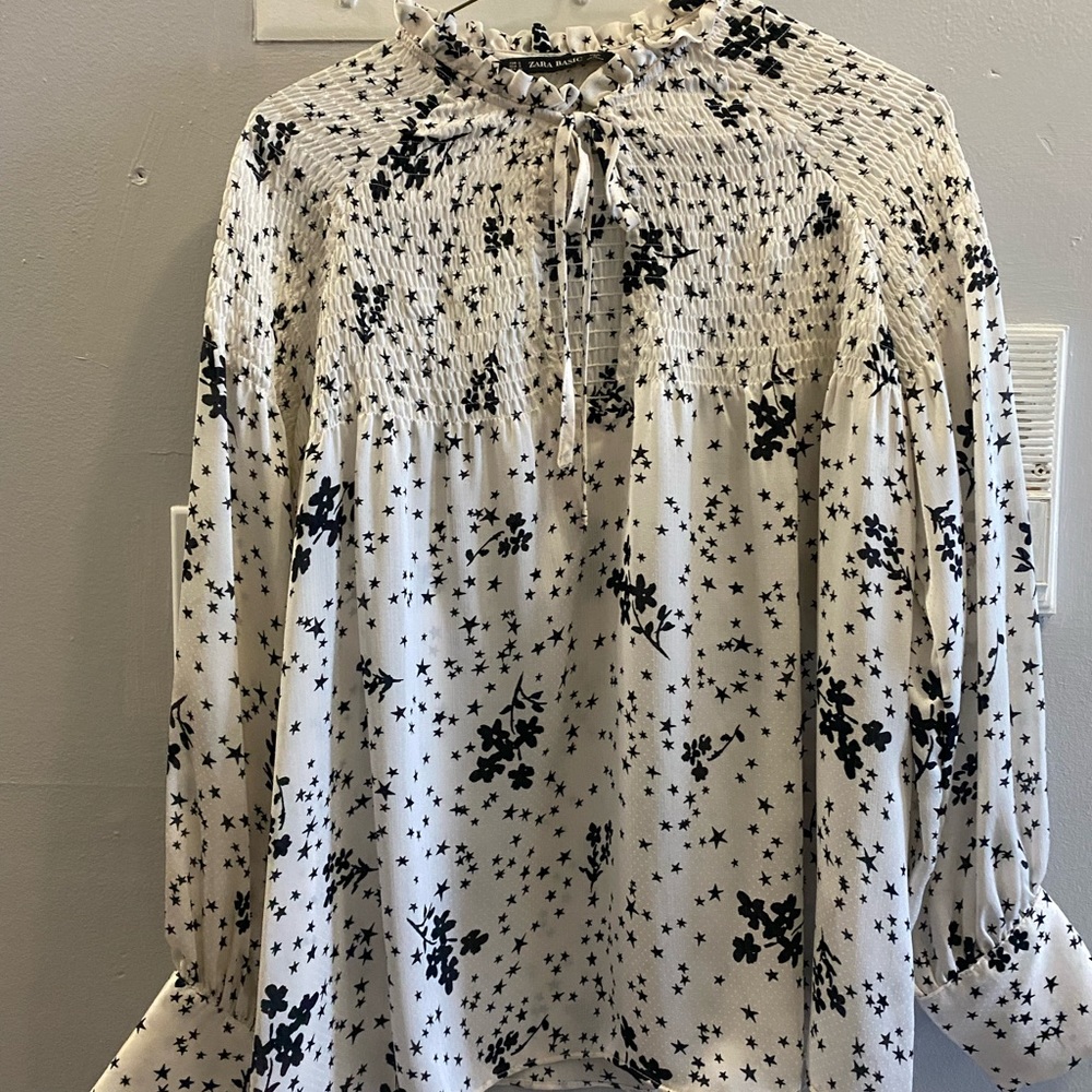 Zara basic blouse